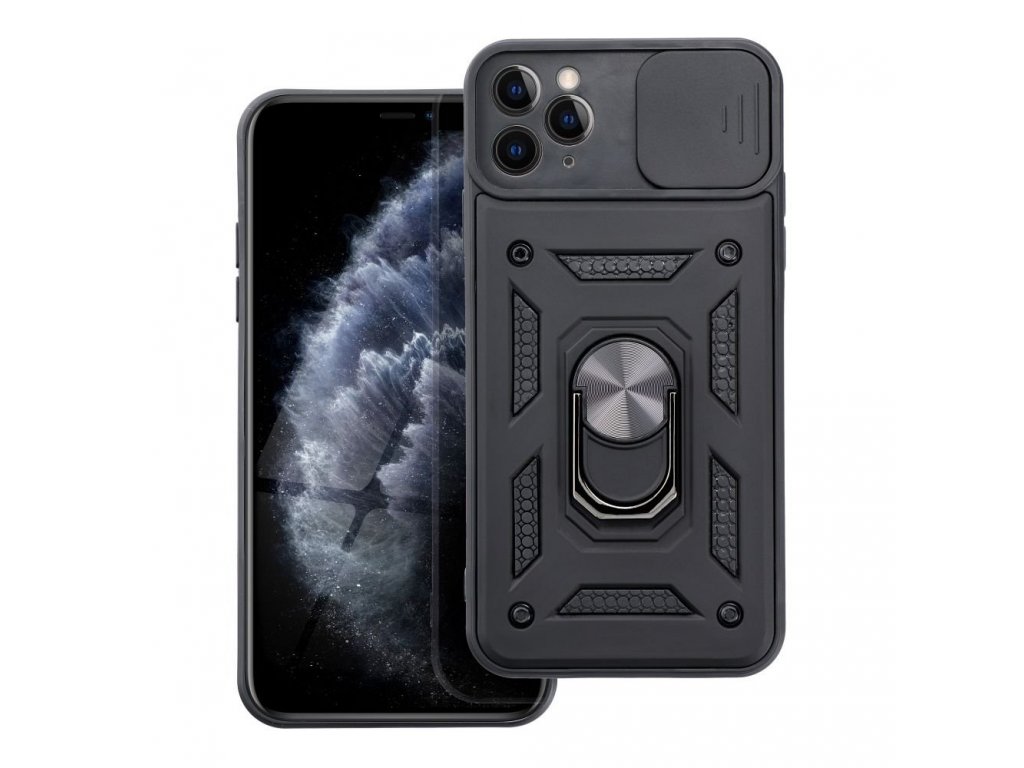 Zadní kryt SLIDE ARMOR pro IPHONE 11 Pro Max černý