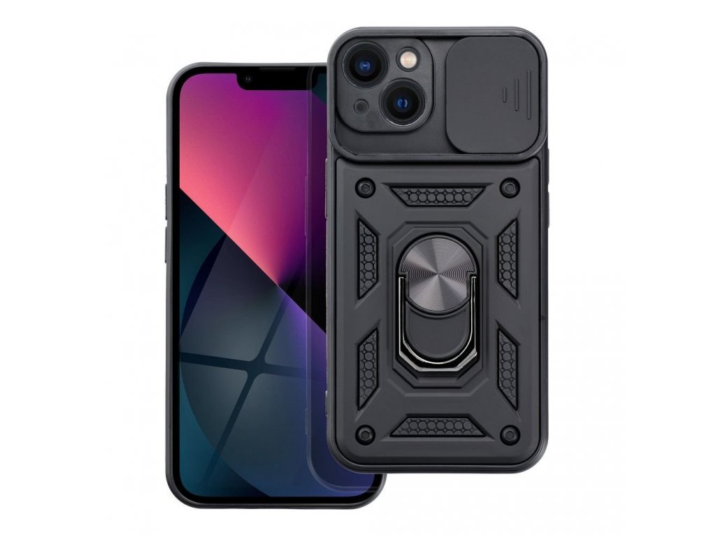 Zadní kryt SLIDE ARMOR pro IPHONE 13 černý