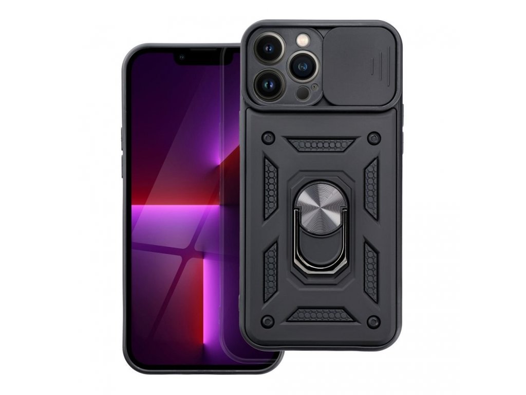 Zadní kryt SLIDE ARMOR pro IPHONE 13 Pro Max černý