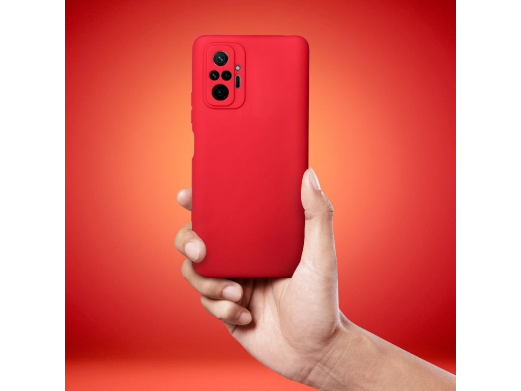 Zadní kryt SOFT pro XIAOMI Redmi 10C červený