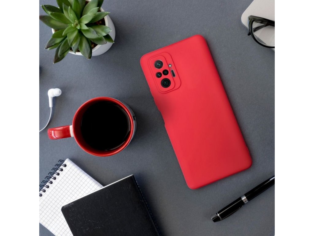 Zadní kryt SOFT pro XIAOMI Redmi 10C červený