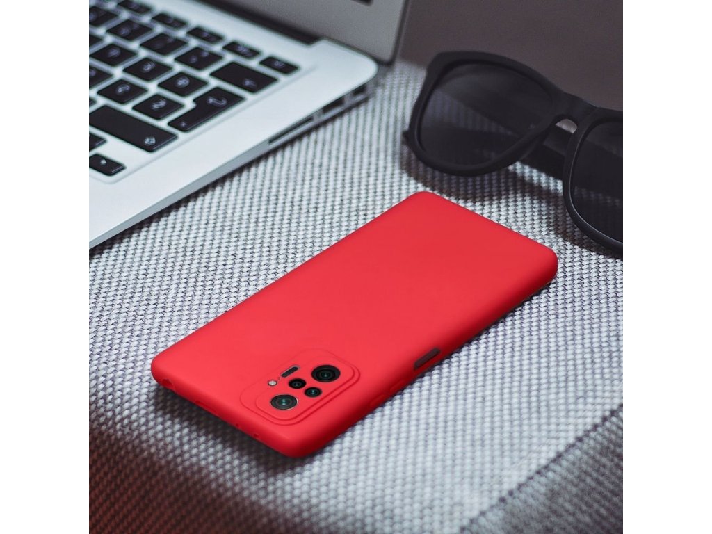 Zadní kryt SOFT pro XIAOMI Redmi 10C červený