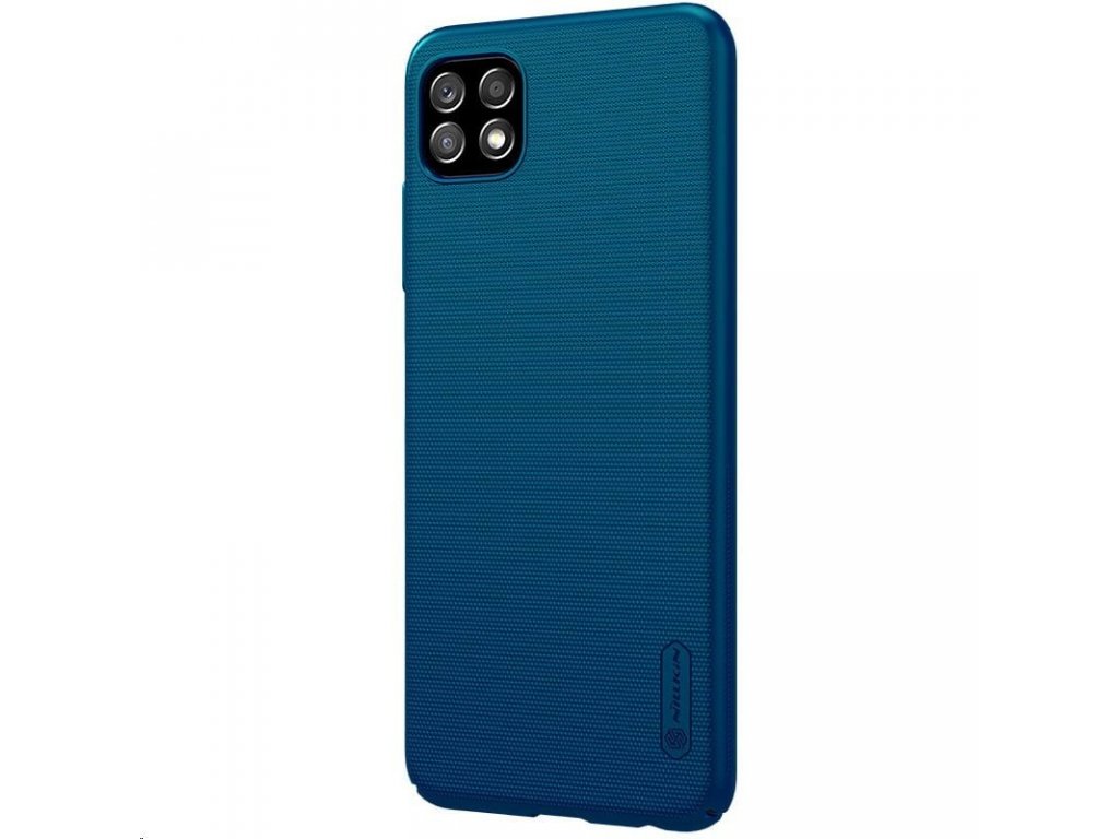 Zadní kryt Super Frosted pro Samsung Galaxy A22 5G Peacock Blue