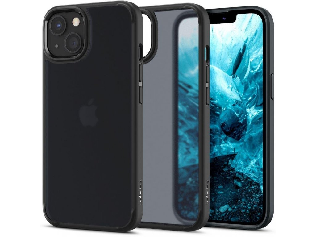 Zadní kryt ULTRA HYBRID pro iPhone 13 MATTE FROST BLACK