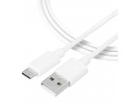 003 Smooth Thread Kabel USB-A/USB-C  2m bílý