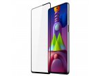 9D Tempered Glass odolné tvrzené sklo 9H na celý displej s rámem Samsung Galaxy M51 černé (case friendly)