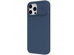CamShield Silky Silikonový Kryt pro iPhone 13 Pro Max modrý