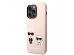 Choupette Liquid Silicone Zadní Kryt pro iPhone 14 Pro Max - růžové