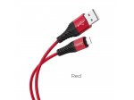 Datový kabel USB na iPhone Lightning 8-pin COOL X38 1 metr červený