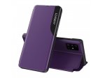 Eco Leather View Case elegantní pouzdro s klapkou a funkcí podstavce Samsung Galaxy Note 20 Ultra fialové
