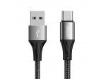 Kabel USB - USB typ C 3 A kabel 0,2 m černý (S-0230N1)