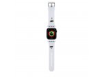 Karl Lagerfeld Karl and Choupette Head NFT Řemínek pro Apple Watch 42/44 White