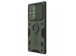 Nillkin CamShield Armor Zadní Kryt pro Samsung Galaxy S22 Ultra Dark Green