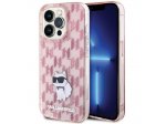 Original faceplate case KARL LAGERFELD KLHCP15XHNCMKLP for iPhone 15 PRO MAX (Monogram / pink)