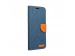 Pouzdro Canvas Book pro HUAWEI P8 Lite navy blue