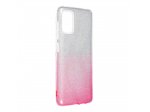 Pouzdro Shining Samsung Galaxy A41 průsvitné/růžové