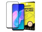 Super odolné tvrzené sklo Full Glue na celý displej s rámem Case Friendly Huawei P40 Lite E černé