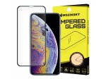 Super odolné tvrzené sklo Full Glue přes celý displej s rámem Case Friendly Apple iPhone X/XS/11 Pro černé