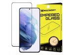 superpevné Full Glue tvrzené sklo přes celou obrazovku s rámečkem Case Friendly Samsung Galaxy S21 5G černé