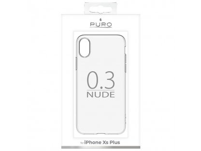 0.3 Nude - Pouzdro iPhone Xs Max (průsvitné)