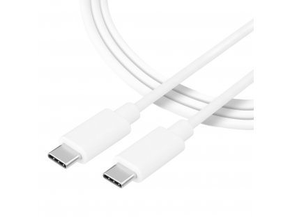 007 Smooth Thread Kabel USB-C/USB-C  0.3m bílý