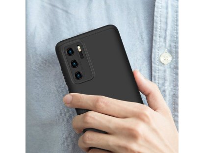 360 Protection Case pouzdro na přední i zadní část telefonu Huawei P40 černé