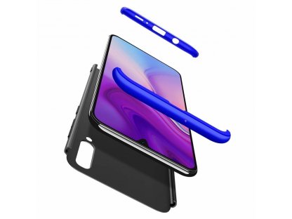 360 Protection Case pouzdro na přední i zadní část telefonu Samsung Galaxy A50 černo-modré