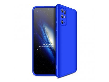 360 Protection Case pouzdro na přední i zadní část telefonu Samsung Galaxy S20 Plus modré