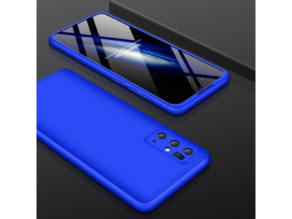 360 Protection Case pouzdro na přední i zadní část telefonu Samsung Galaxy S20 Plus modré