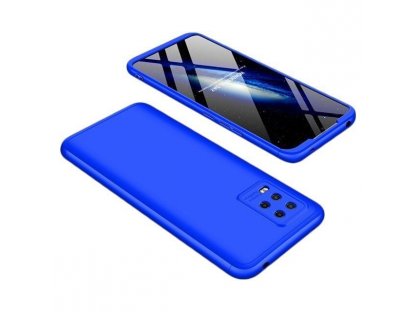 360 Protection Case pouzdro na přední i zadní část telefonu Xiaomi Mi 10 Lite modré
