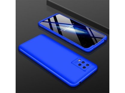 360 Protection Case pouzdro na přední i zadní část telefonu Xiaomi Mi 10 Lite modré