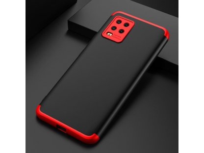 360 Protection Case pouzdro na přední i zadní část telefonu Xiaomi Mi 10 Lite modré