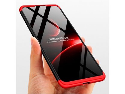 360 Protection Case pouzdro na přední i zadní část telefonu Xiaomi Mi 10 Lite růžové