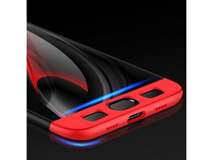 360 Protection Case pouzdro na přední i zadní část telefonu Xiaomi Mi 6 černo/červené