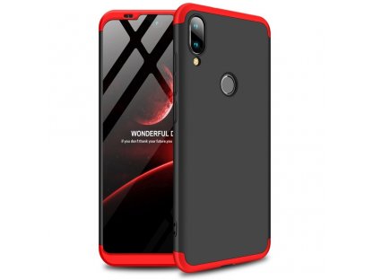 360 Protection Case pouzdro na přední i zadní část telefonu Xiaomi Mi Play černo/červené