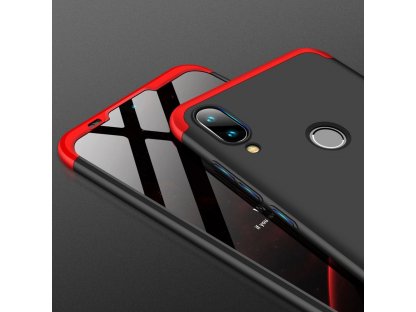 360 Protection Case pouzdro na přední i zadní část telefonu Xiaomi Mi Play černo/červené