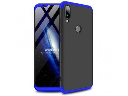 360 Protection Case pouzdro na přední i zadní část telefonu Xiaomi Mi Play černo/modré