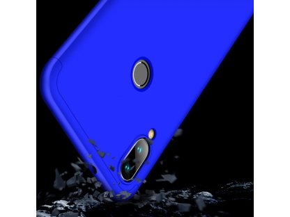 360 Protection Case pouzdro na přední i zadní část telefonu Xiaomi Mi Play modré