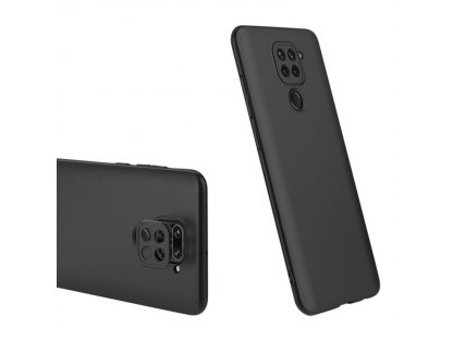 360 Protection Case pouzdro na přední i zadní část telefonu Xiaomi Redmi 10X 4G / Xiaomi Redmi Note 9 černé