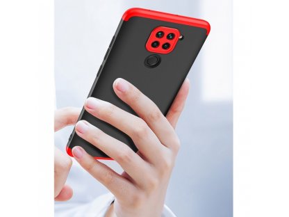 360 Protection Case pouzdro na přední i zadní část telefonu Xiaomi Redmi 10X 4G / Xiaomi Redmi Note 9 černé