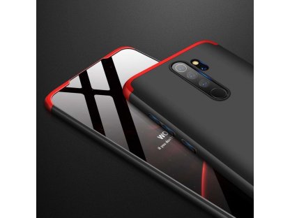 360 Protection Case pouzdro na přední i zadní část telefonu Xiaomi Redmi 8A černo/červené