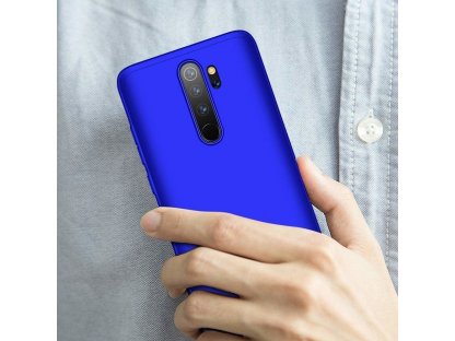 360 Protection Case pouzdro na přední i zadní část telefonu Xiaomi Redmi 8A modré