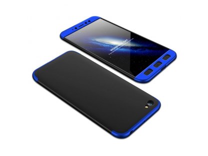 360 Protection Case pouzdro na přední i zadní část telefonu Xiaomi Redmi Note 5A černo/modré