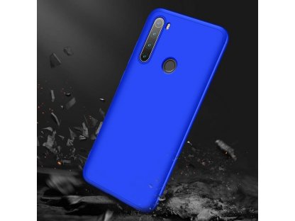 360 Protection Case pouzdro na přední i zadní část telefonu Xiaomi Redmi Note 8T modré