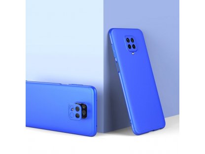 360 Protection Case pouzdro na přední i zadní část telefonu Xiaomi Redmi Note 9 Pro / Redmi Note 9S modré