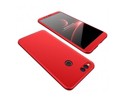 360 Protection pouzdro na přední i zadní část Huawei Honor 7X červené