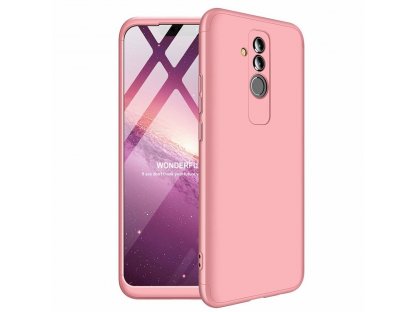 360 Protection pouzdro na přední i zadní část telefonu Huawei Mate 20 Lite růžové