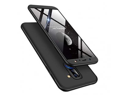 360 Protection pouzdro na přední i zadní část telefonu Samsung Galaxy A6 Plus 2018 A605 černé