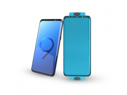 3D Edge Nano Flexi Glass skleněná fólie / tvrzené sklo na celý displej s rámem Samsung Galaxy S20 černé (in-display fingerprint sensor friendly)