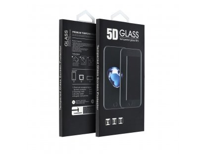 Tvrzené sklo 5D Full Glue pro iPhone 15 Plus - černé